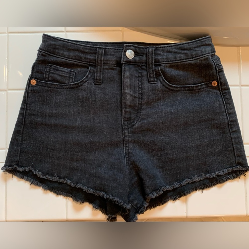 Wild Fable size 00 high rise short black cheeky